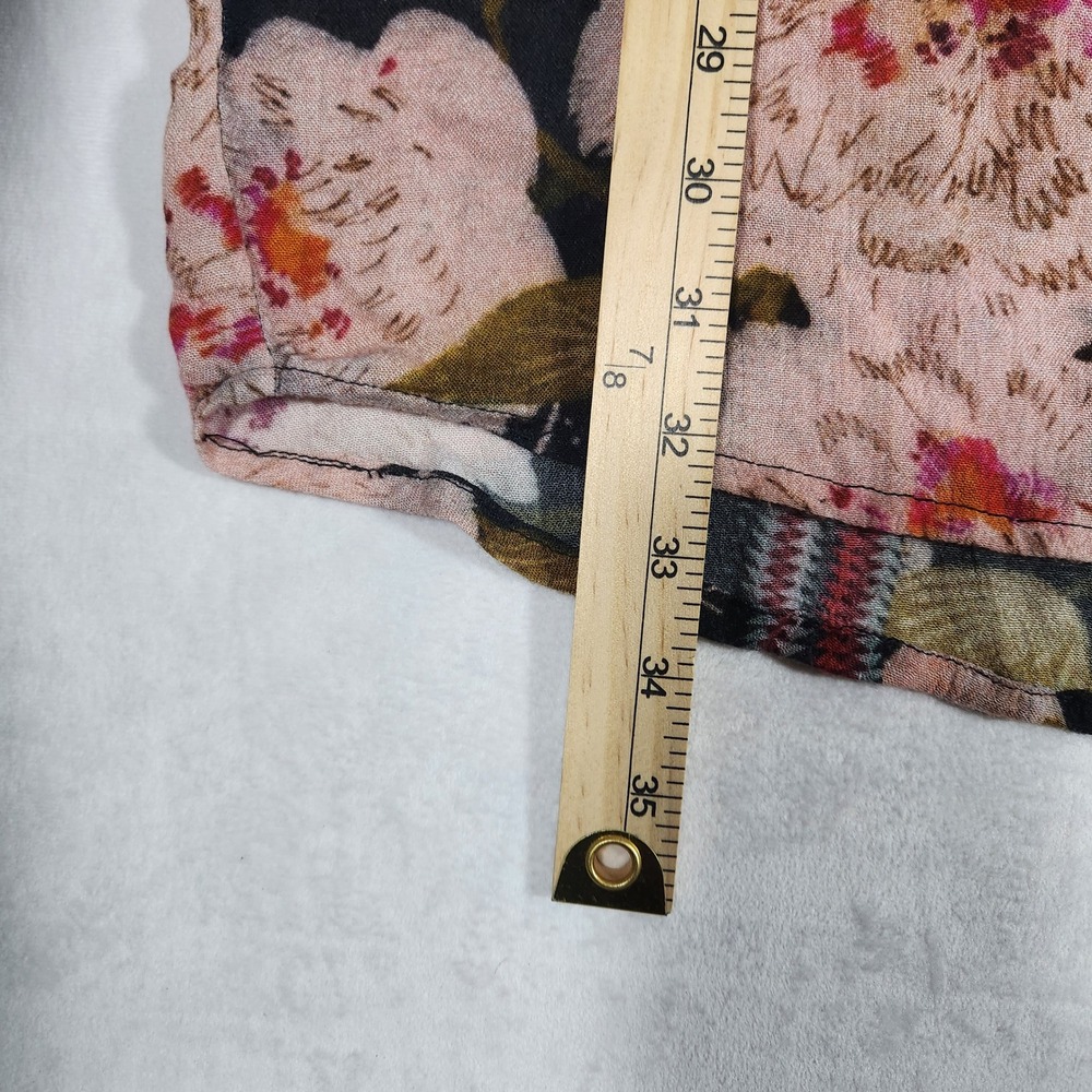 Blank London Floral Kimono Womens OS Multicolor Viscose Boho Duster - Picture 6 of 9